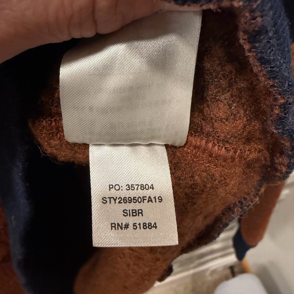 Patagonia Woolyester Fleece - Rust/Brown - Large - Picture 6 of 7